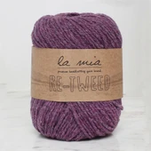 La Mia Re-tweed Mor Melanj El Örgü İpi - L143 - 34408 - 1
