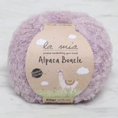 La Mia Alpaca Boucle 50 Gr Lila El Örgü İpi - L346 - 34391 - 1