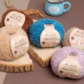 La Mia Alpaca Boucle 50 Gr Lila El Örgü İpi - L346 - 34391 - 3