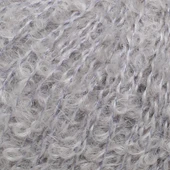 La Mia Alpaca Boucle 50 Gr Gri El Örgü İpi - L302 - 34385 - 2