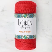 Loren Macrame Kırmızı El Örgü İpi - Rm 0100 - 34334 - 1