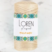 Loren Macrame Bej El Örgü İpi - Rm 036 - 34326 - 1