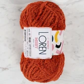 Loren Mery Kiremit Rengi El Örgü İpi - M413 - 34319 - 1