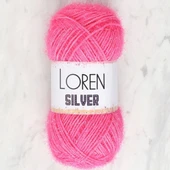 Loren Silver Koyu Pembe El Örgü İpi - Rs0016 - 34076 - 1