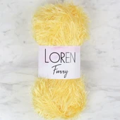 Loren Furry Sarı El Örgü İpi - Rf048 - 34059 - 1