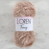 Loren Furry Bej El Örgü İpi - Rf053 - 34060 - 1