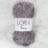 Loren Furry Koyu Gri El Örgü İpi - Rf036 - 34056 - 1