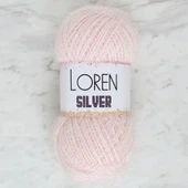 Loren Silver Toz Pembe El Örgü İpi - Rs0062 - 34072 - 1