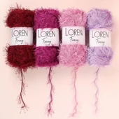 Loren Furry Kahverengi El Örgü İpi - Rf093 - 34064 - 4