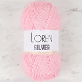 Loren Silver Toz Pembe El Örgü İpi - Rs0013 - 34074 - 1