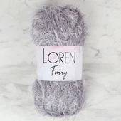 Loren Furry Gri El Örgü İpi - Rf006 - 34045 - 1