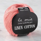 La Mia Linen Cotton Pembe El Örgü İpi - L198 - 33874 thumbnail 1