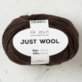 La Mia Just Wool Koyu Kahve El Örgü İpi - Lt006 - 33838 - 1
