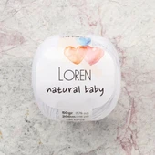 Loren Natural Baby Beyaz El Örgü İpi - R001 - 33829 - 1