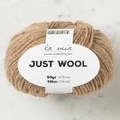 La Mia Just Wool Açık Kahverengi El Örgü İpi - Lt014 - 33830 - 1