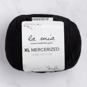 La Mia Xl Mercerized Siyah El Örgü İpi - 1 - 33758 - 1