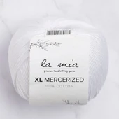 La Mia Xl Mercerized Beyaz El Örgü İpi - 2 - 33759 - 1