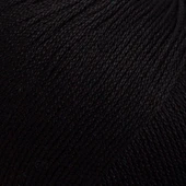 La Mia Lux Mercerized Cotton Siyah El Örgü İpi - 1 - 33741 - 2