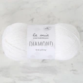 La Mia Diamond Beyaz El Örgü İpi - L001 - 33721 - 1