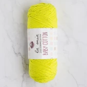 La Mia Baby Cotton Fosforlu Yeşil El Örgü İpi - L045 - 33629 - 1