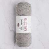 La Mia Baby Cotton Gri El Örgü İpi - L031 - 33631 - 1