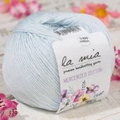 La Mia Mercerized Cotton Bebe Mavi El Örgü İpi - 79 - 33592 - 1