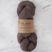 La Mia Natural Wool Açık Kahverengi El Örgü İpi - H5 - 33604 - 1