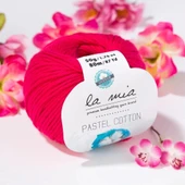 La Mia Pastel Cotton Fuşya El Örgü İpi - L058 - 33613 - 1