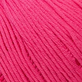 La Mia Mercerized Cotton Koyu Pembe El Örgü İpi - 35 - 33595 - 2