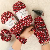 La Mia Mellow Christmas Gümüş Simli El Örgü İpi - - 3