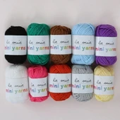 La Mia Mini Yarns 10 Lu Paket 10gr Renkli El Örgü - 1