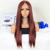 Kızıl Kahve Tül Peruk - 1