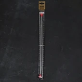 Addı Kalpli 4,5mm 40cm Klasik Alüminyum Örgü Şişi - 1