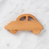 Hobi Baby Araba Figürlü Organik Ahşap Diş Kaşıyıcı - 1