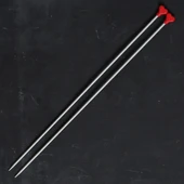 Addı Kalpli 4mm 40cm Klasik Alüminyum Örgü Şişi - - 2