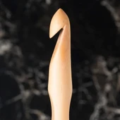 La Mia Whitewood 12 Mm 15.5 Cm Ahşap Yün Tığ thumbnail 2