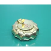 Pirinç Çapalı Kapaklı Küllük 6 Cm - 1