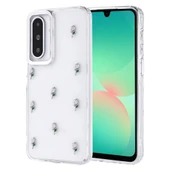 Samsung Galaxy A26 Kılıf Airbag Tasarımlı Simli Şeffaf Kutup Kapak thumbnail 3