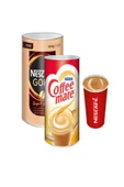 Nescafe Gold Eko Paket 900 gr + Nestle 2 kg Coffee Mate + 100 Adet Karton Bardak - 1