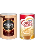 Nestle Nescafe Gold 900 Gr Teneke Kutu + Coffee Mate 2 Kg Teneke Kutu - 1