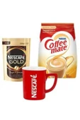 Nescafe Gold Eko Paket 200 gr & Nestle Coffee Mate 500 gr & Kupa - 1