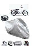 Honda C70 Super CubSu  Geçirmez Motosiket Brandası Arka Çanta Uyumlu thumbnail 1