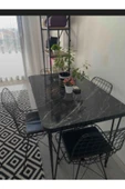 DEKOR MOBİLYACIM Tel Masa Sandalye Takımı - 1