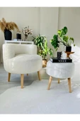 DEKOR MOBİLYACIM Mobilya Çay Set Ikili Koltuk Berjer Ve Puf Takımı (SALON, BALKON, OFİS) (2) Li Takım - 1