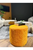 DEKOR MOBİLYACIM DOLCE PUF PELUŞ Kumaş Silindir Dekoratif Pufidik Puf Bench - 1