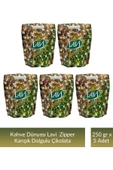 Kahve Dünyası Zıpper Lavi Karışık Çikolata 250 gr x 5 Adet - 1