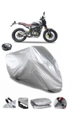 Yuki ZY125-15A Scrambler Su  Geçirmez Motosiket Brandası Arka Çanta Uyumlu - 1