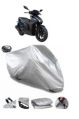 Kymco Agility S 125 Su  Geçirmez Motosiket Brandası Arka Çanta Uyumlu - 1