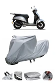 Yuki Enzo 50  Gri Motosiklet Brandası ARKA ÇANTA UYUMLU DEĞİLDİR - 1