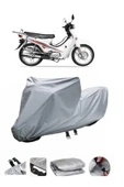 Yuki Gusto 50  Gri Motosiklet Brandası ARKA ÇANTA UYUMLU DEĞİLDİR - 1